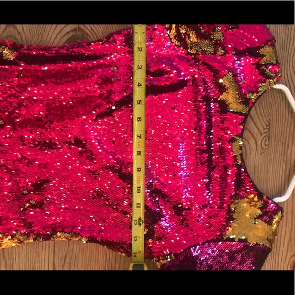 Dress the Population - Sequin Hot Pink Dress - Picture 8 of 8